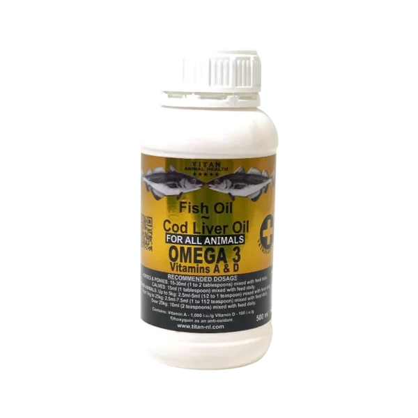 روغن ماهی تیتان Titan مخصوص سگ و گربه