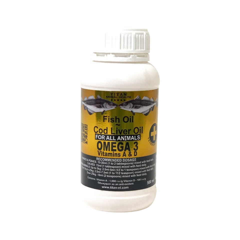روغن ماهی تیتان Titan مخصوص سگ و گربه