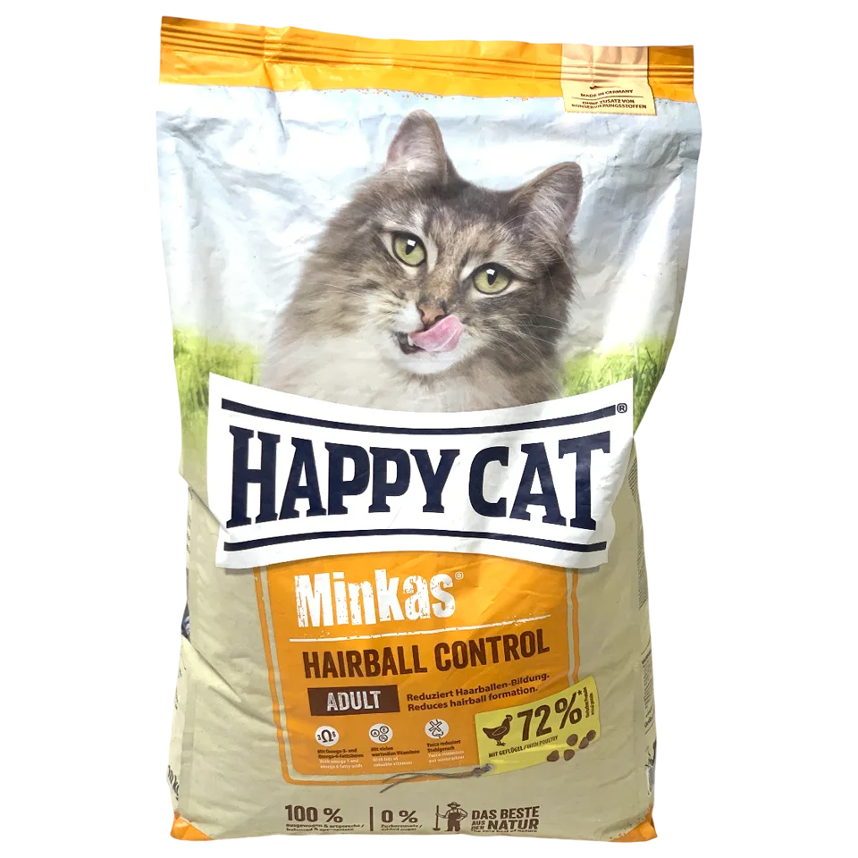 غذا خشک گربه هپی کت هیربال Happy cat hairball کیسه ۱۰کیلوگرم