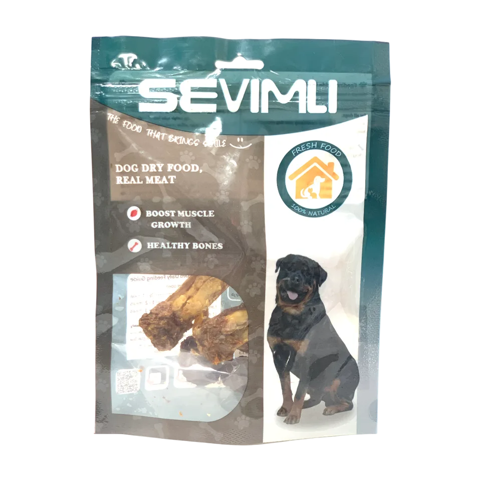 تشویقی سگ گوشت مرغ دمبلی برند سویملی Sevimli