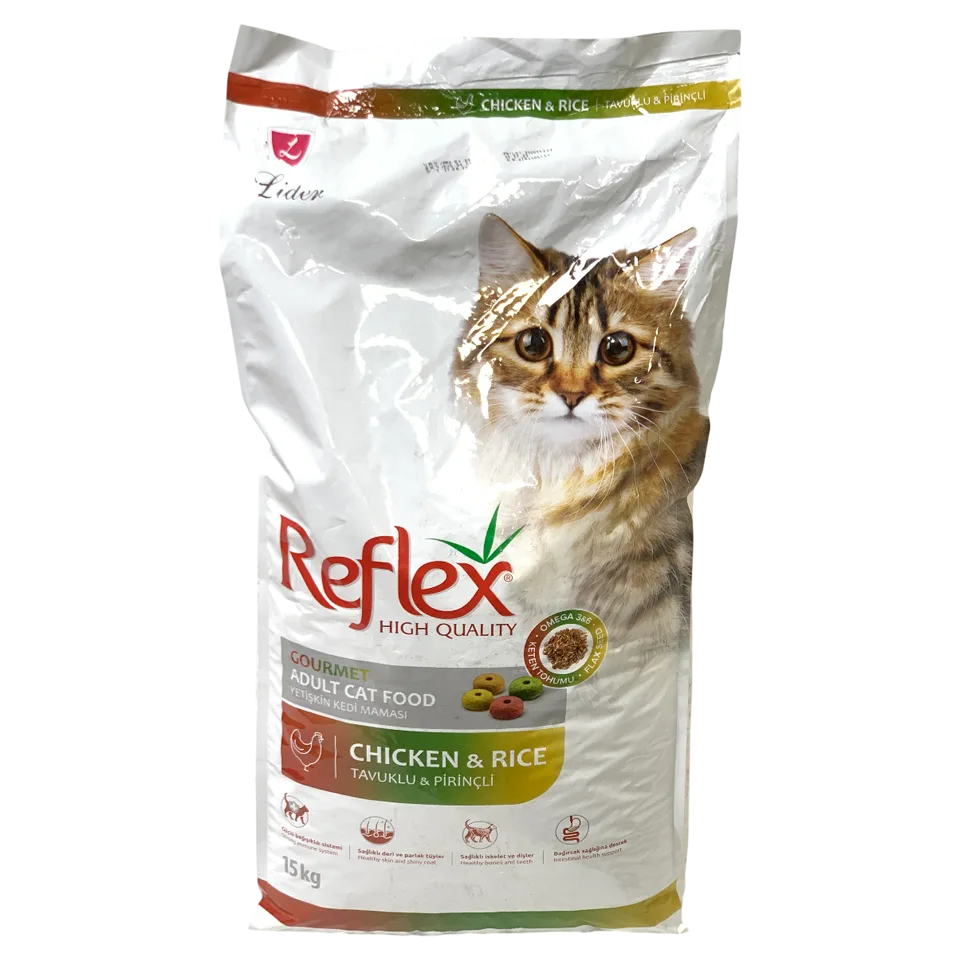 غذا خشک گربه رفلکس مولتی کالر Reflex فله